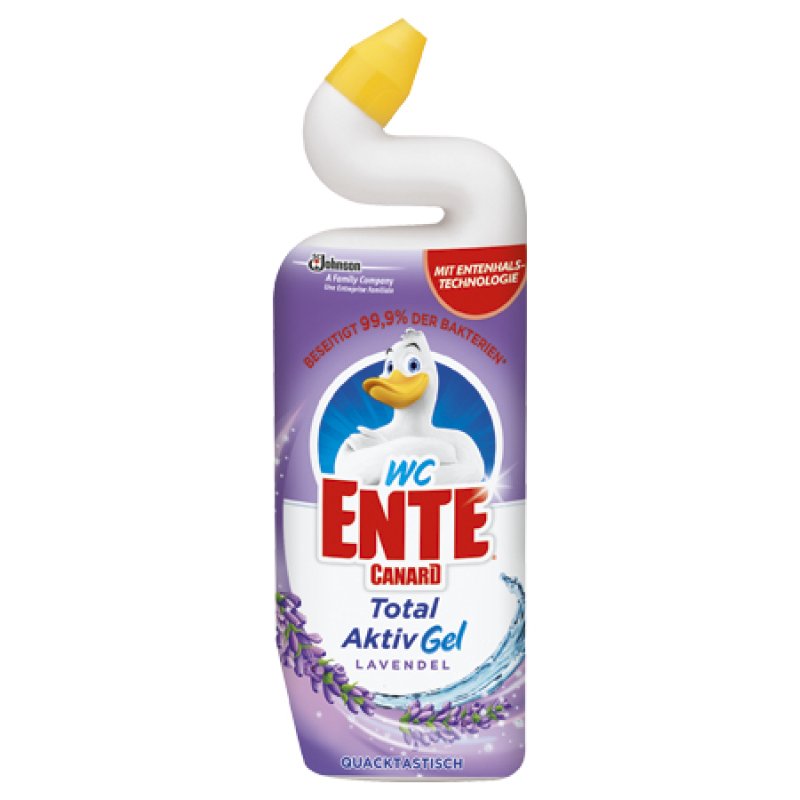 WC-Ente Total Active Gel 750 ml Bottle Lavender Cleaner
