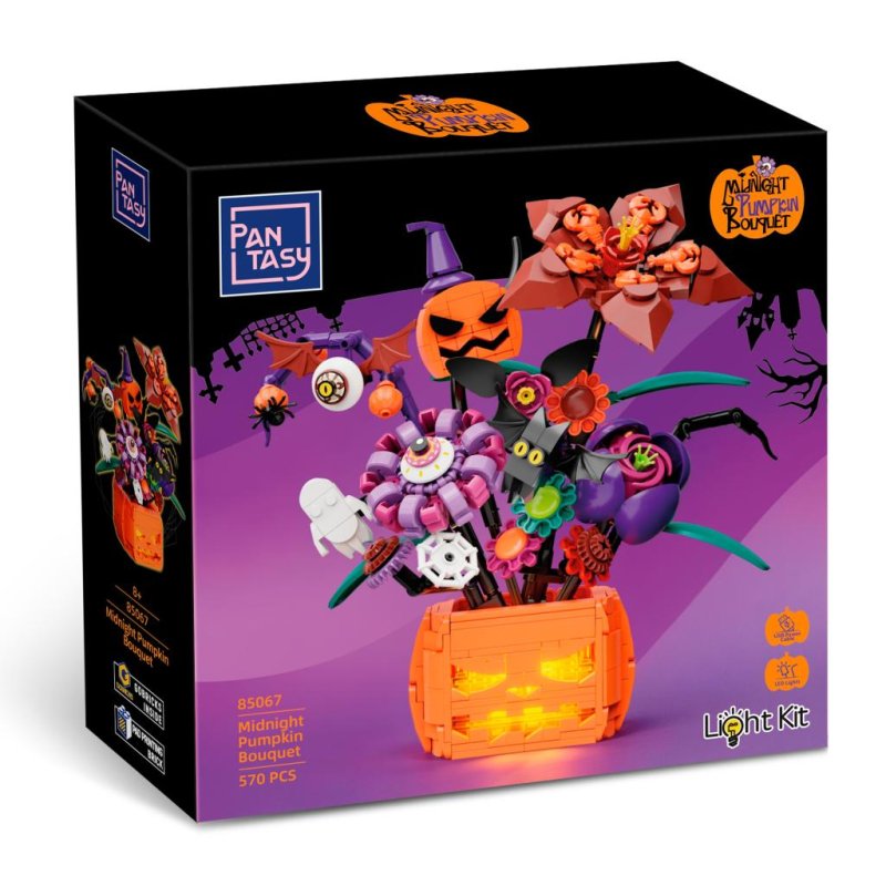 PANTASY - Bouquet Citrouille de minuit - Bloc de Construction 570 pcs