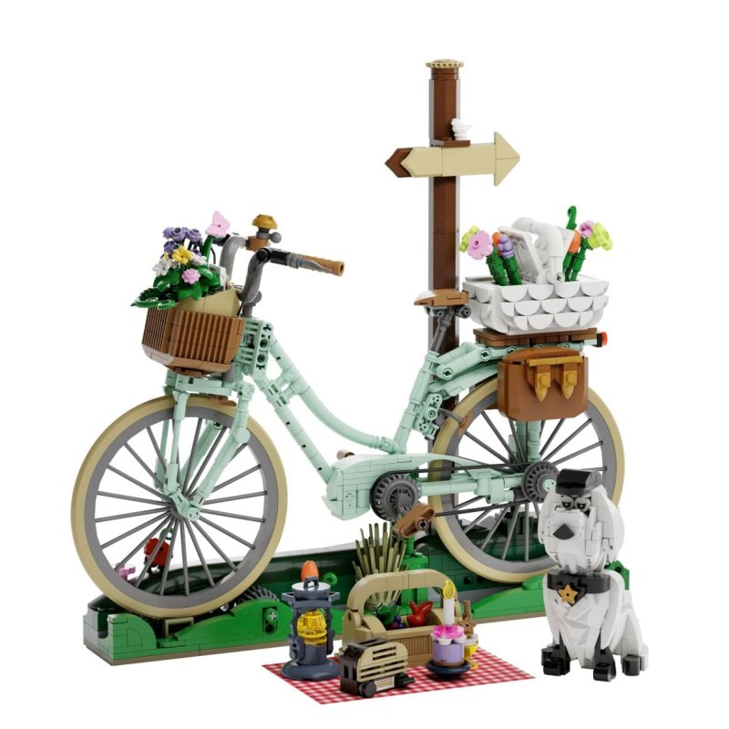 PANTASY - Pique-nique printanier à vélo -Bloc de Construction 1079 pcs