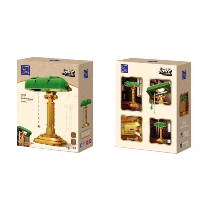 PANTASY - Lampe de Banquier - Bloc de Construction 523 pcs