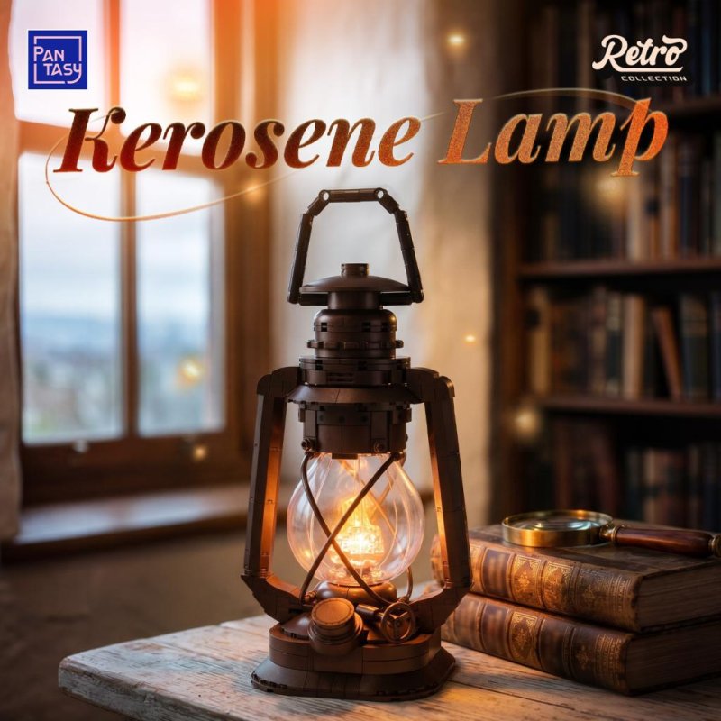 PANTASY - Lampe au Kérosène - Bloc de Construction 379 pcs