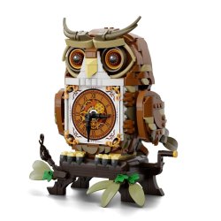 PANTASY - Horloge hibou - Bloc de Construction 897 pcs