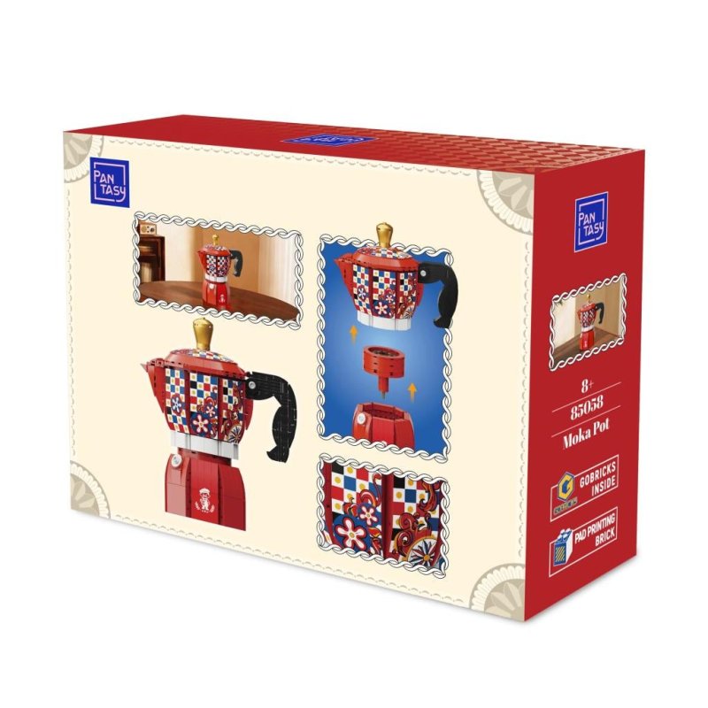 PANTASY - Cafetière Moka - Bloc de Construction 533 pcs