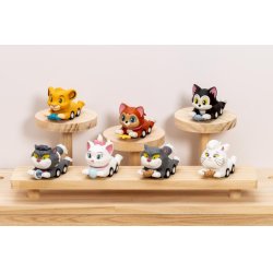 DISNEY - Cats Pounce & Go Series - Set 6 Figurine 8cm