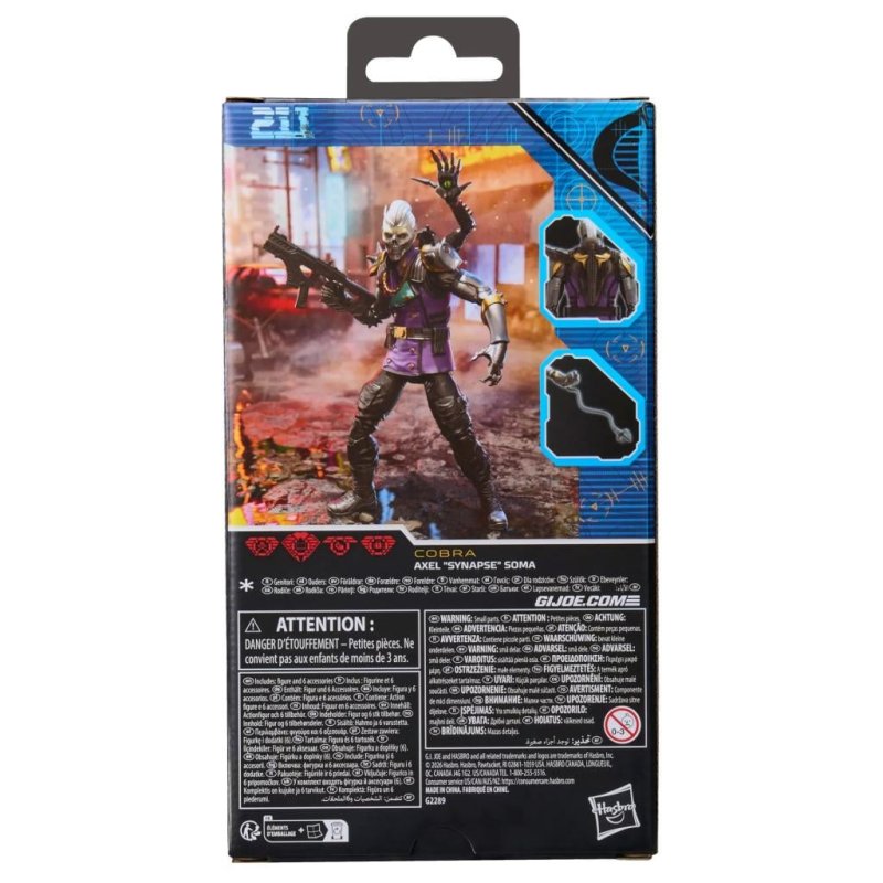 GI JOE - Axel "Synapse" Soma - Figurine Classified Series 15cm