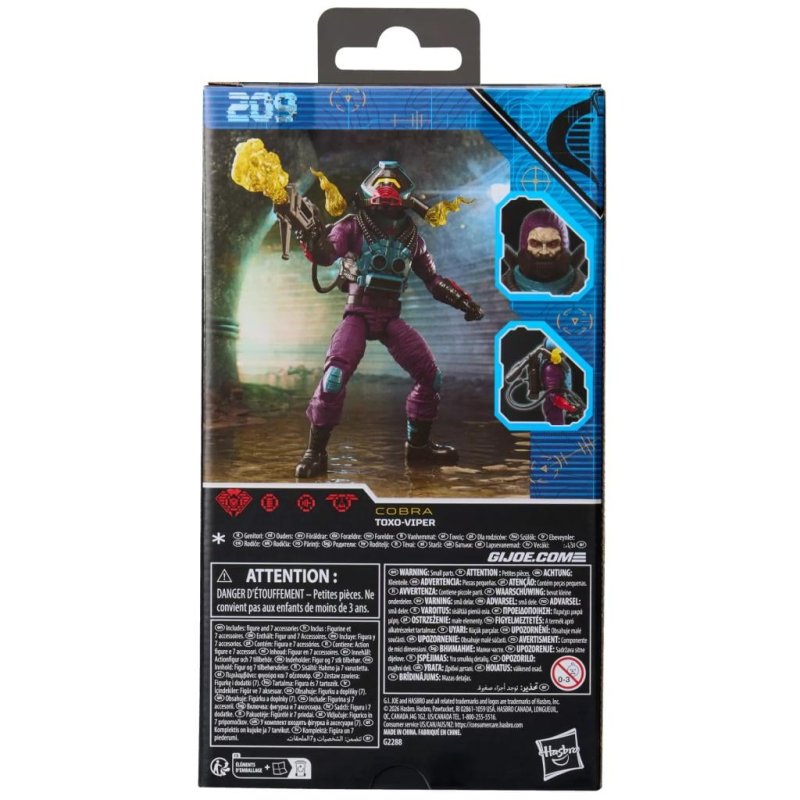 GI JOE - Toxo-Viper - Figurine Classified Series 15cm