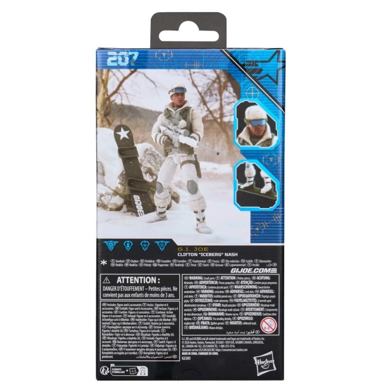 GI JOE - Clifton "Iceberg" Nash - Figurine Classified Series 15cm