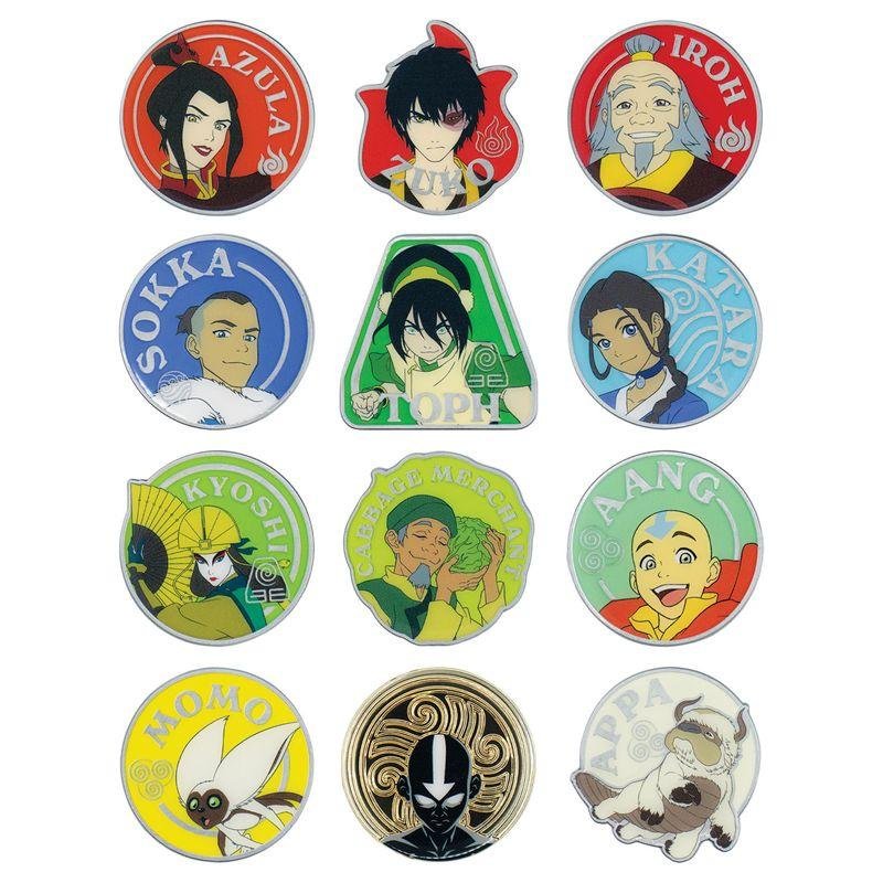 AVATAR LE DERNIER MAITRE DE L'AIR - Mystery Box de 12 Pin's