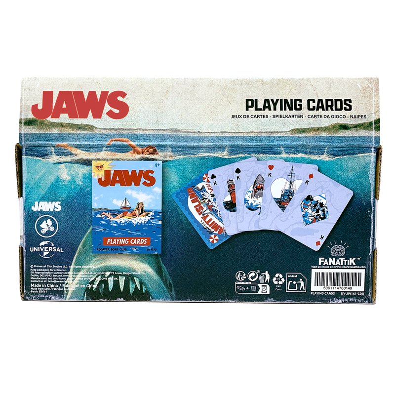 LES DENTS DE LA MER - Playing Cards CDU Containing 12 Packs