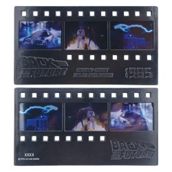 RETOUR VERS LE FUTUR - Bande de film Métallique de Collection