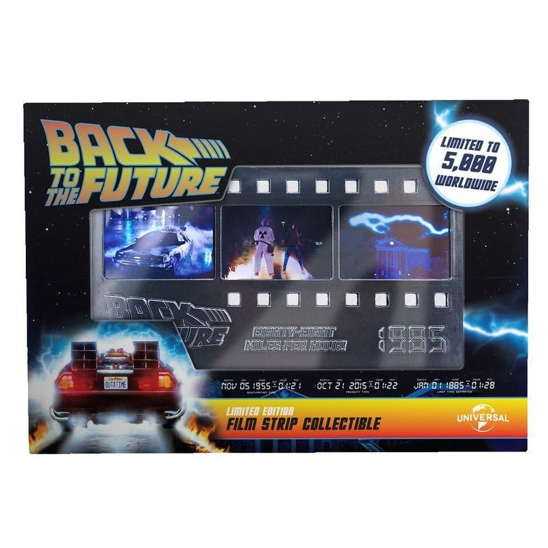 RETOUR VERS LE FUTUR - Bande de film Métallique de Collection