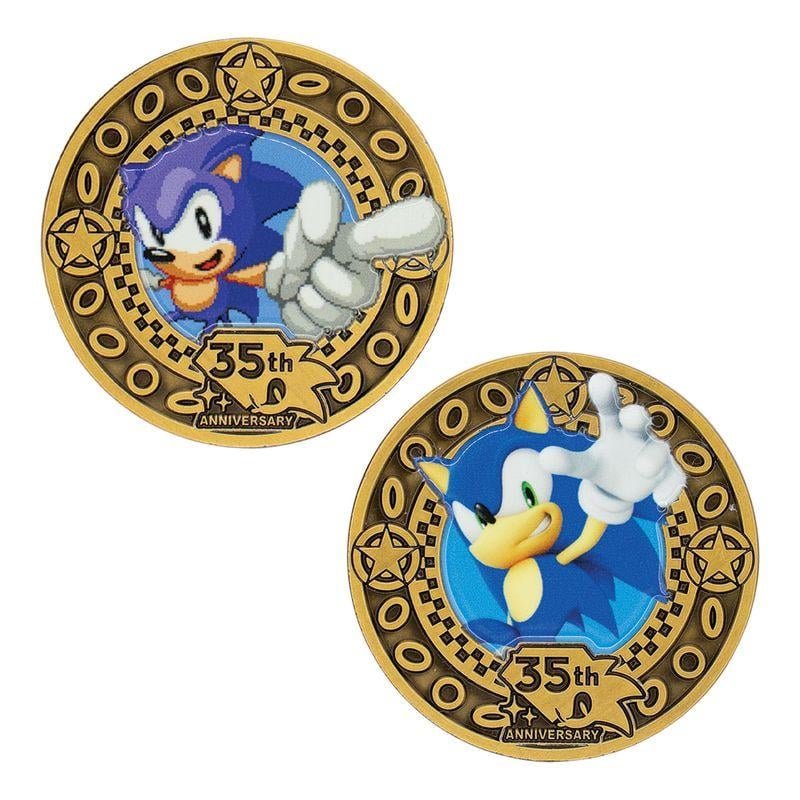 Sonic the Hedgehog - Médaillon de collection 35e Anniversaire en Édition Limitée