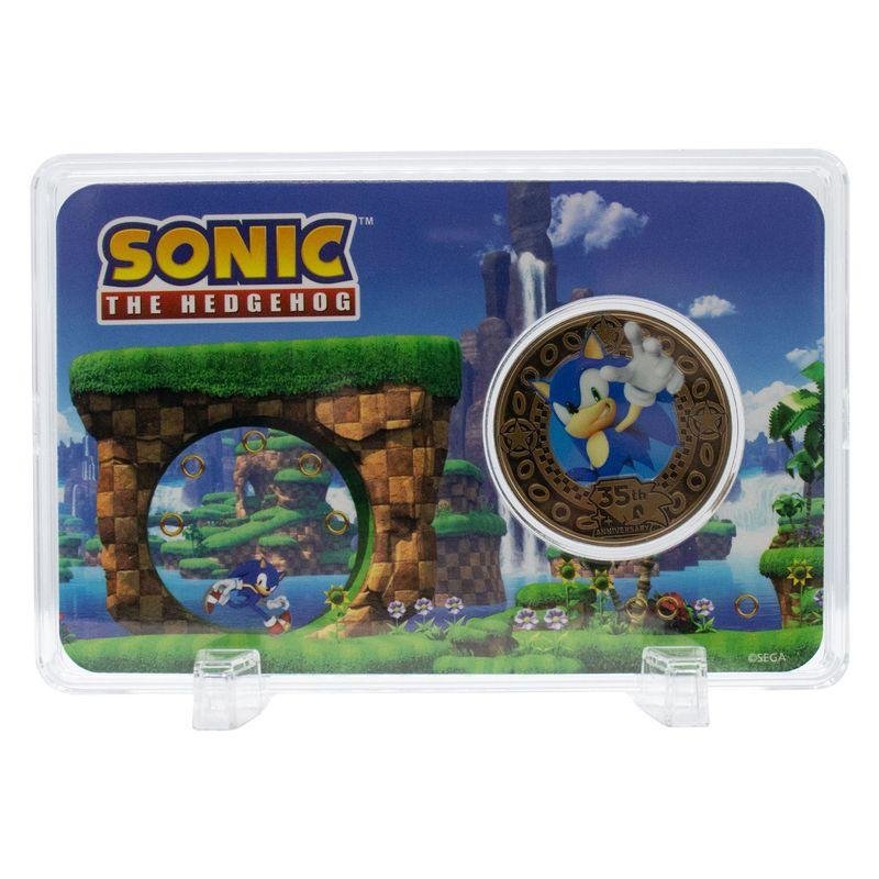 Sonic the Hedgehog - Médaillon de collection 35e Anniversaire en Édition Limitée