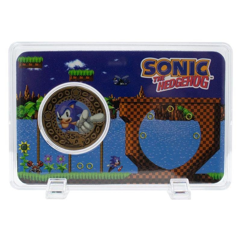 Sonic the Hedgehog - Médaillon de collection 35e Anniversaire en Édition Limitée