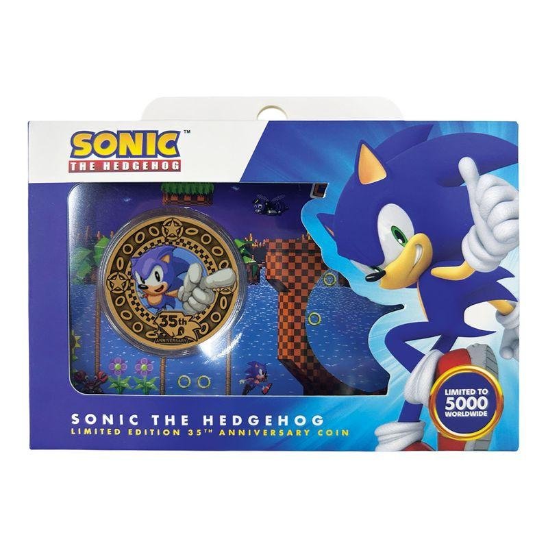 Sonic the Hedgehog - Médaillon de collection 35e Anniversaire en Édition Limitée