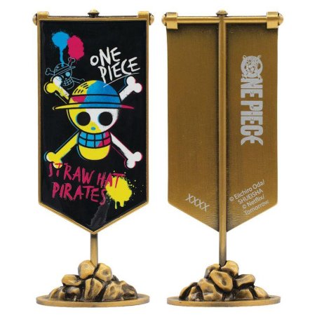 ONE PIECE - Straw Hat Pirates Metal Banner - Replique Edition Limité