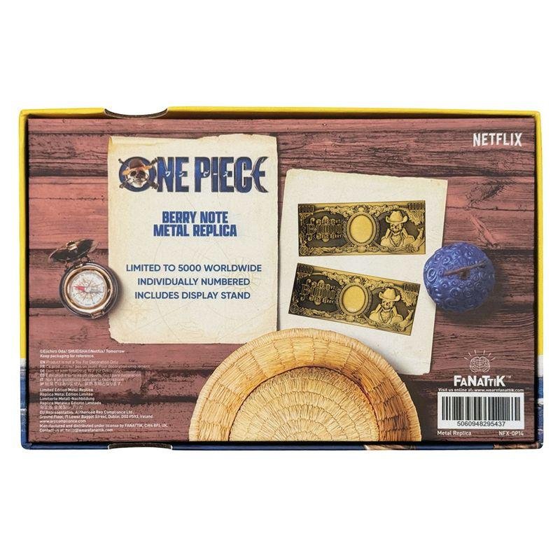 ONE PIECE - 10000 World Berry Banknote - Replique Edition Limitée