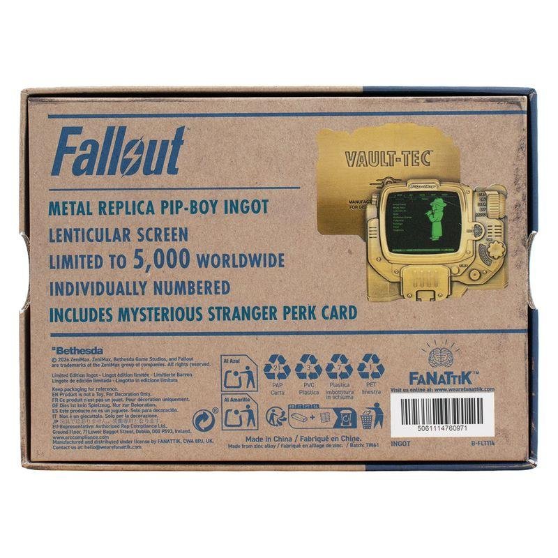 FALLOUT - Pip-Boy Lenti. "Mysterious Stranger" -Lingot Edition Limitée