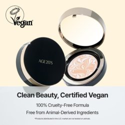 Vegan Age20 S Signature Essence Pact 25n Sand Korean Cushion