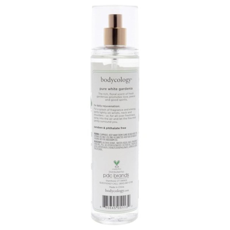 Bodycology Longlasting Fragrance Body Mist Pure White Gardenia 8 Fl Oz
