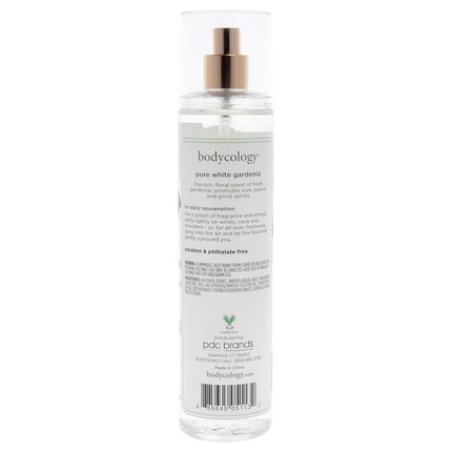 Bodycology Longlasting Fragrance Body Mist Pure White Gardenia 8 Fl Oz