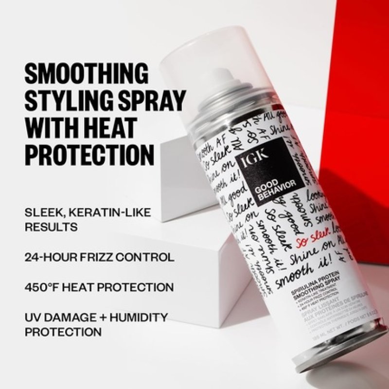 IGK Good Behavior Spirulina Protein Smoothing Spray