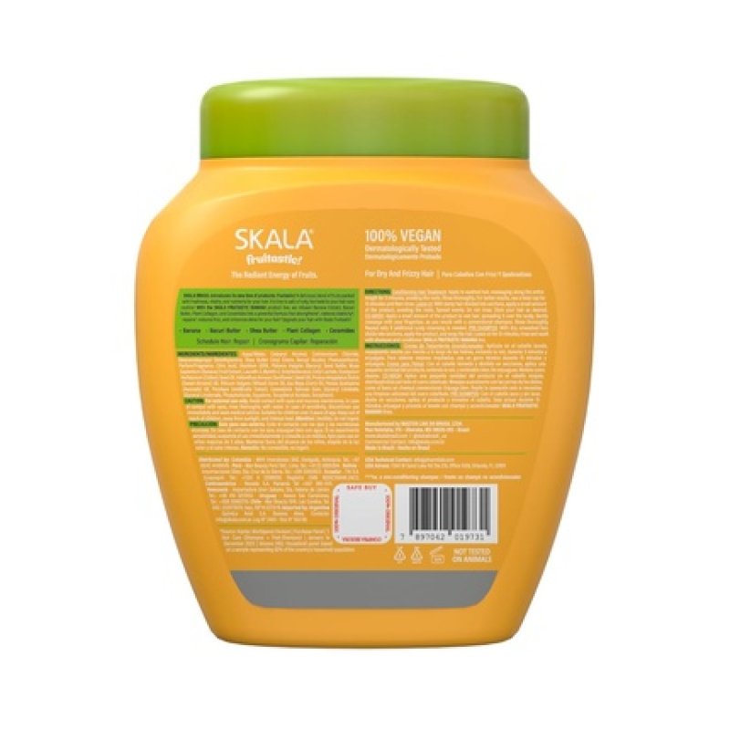 Skala Frutastic Hair Treatment Cream Banana 352 Oz for Frizzy and Brittle Hair