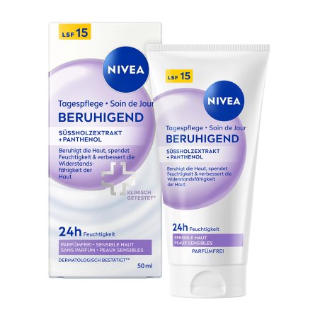 NIVEA Soothing SPF 15 Crème de jour Visage, Cou All ages 50 ml