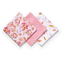 Babyono Natural Bamboo Diapers Old Pink 3 Pcs