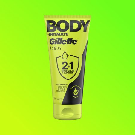 Gillette Labs Body Intimate Cleaning And Shaving Cream 177 Ml