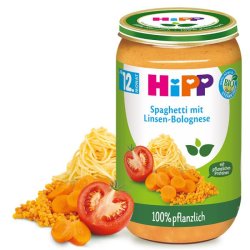 Hipp Plantbased Menus Spaghetti With Lentil Bolognese From 12 Months