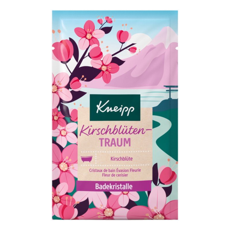 Kneipp 919471 sel et minéraux de bain 60 g Cerise (fruit) Cristal Billes de bain