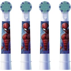 Oralb Replacement Brush Heads Kids Spiderman 4 Pack