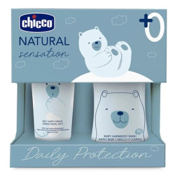 Chicco Chicco Sensation Natural Hygiene And Nappy Set 2 Pieces
