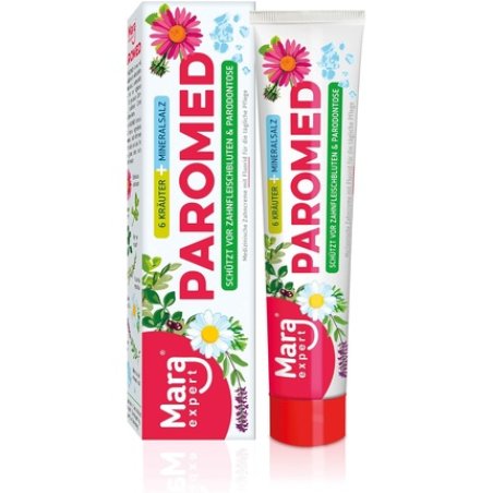 PAROMED MARA EXPERT Toothpaste with 6 Herbs Mineral Salt Protects Against Gum Bleeding and Periodontitis