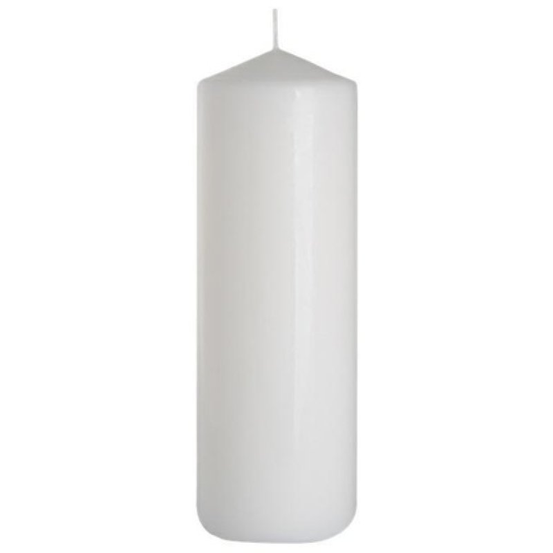 Bispol Candle Cylinder Sw80250090 White 0813