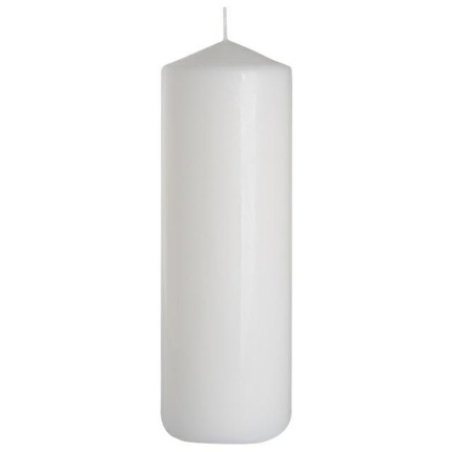 Bispol Candle Cylinder Sw80250090 White 0813