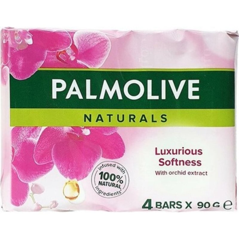 Colgate & Palmolive Palmolive Luxurious Softness Soap Bar 90g X 4