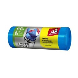 Sarantis Jan Easy Trash Bags 60l A20 Blue