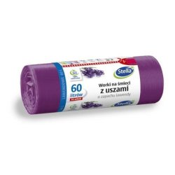 STOCKINK1 - Stella Scented Trash Bags 60l With Handles Lavender