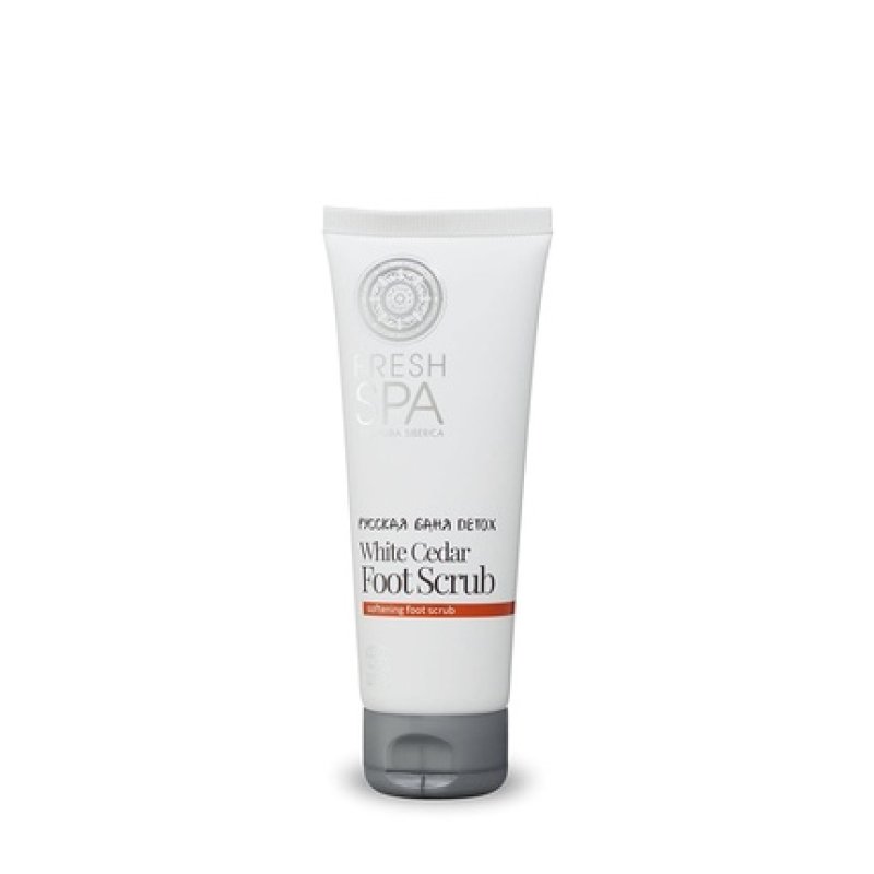 Natura Siberica White Cedar Foot Softening Scrub Ruska Bania Detox