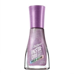 Sally Hansen Insta-Dri Holo-Glow Lustrous Lilac Nail Polish - Easy to Use