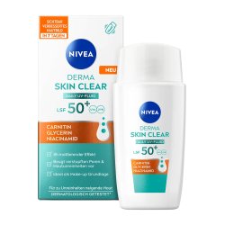 NIVEA Derma Skin Clear Daily UV Fluid SPF 50 Sunscreen fluid Face Adults