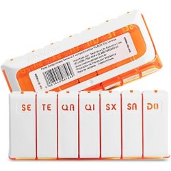 Pilbox Tempo Orange Pill Box