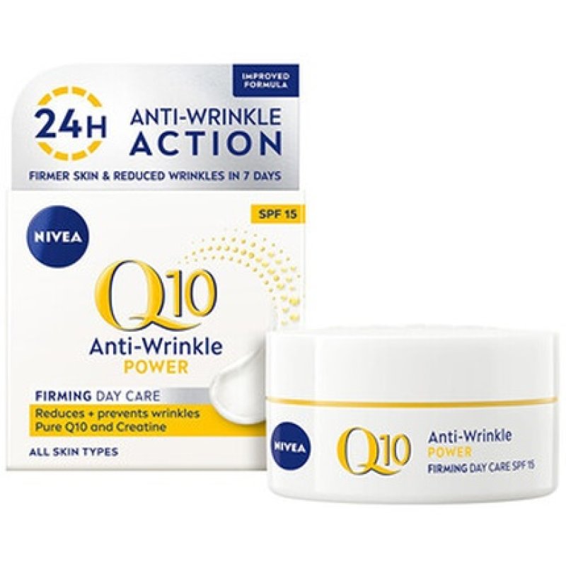 Nivea Day Cream Antiwrinkle Q10 Plus Spf 15 50 Ml