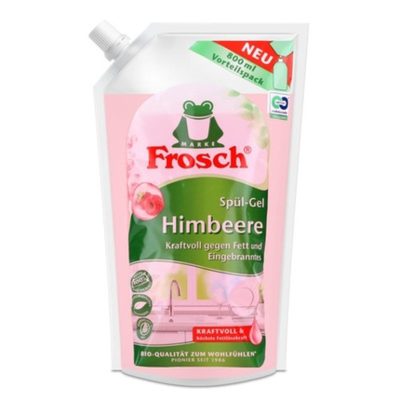 Frosch Dishwashing Gel Raspberry 800ml Refill
