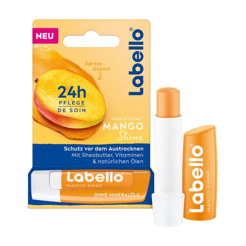 Labello Mango Shine lip balm & scrub Women 4.8 g