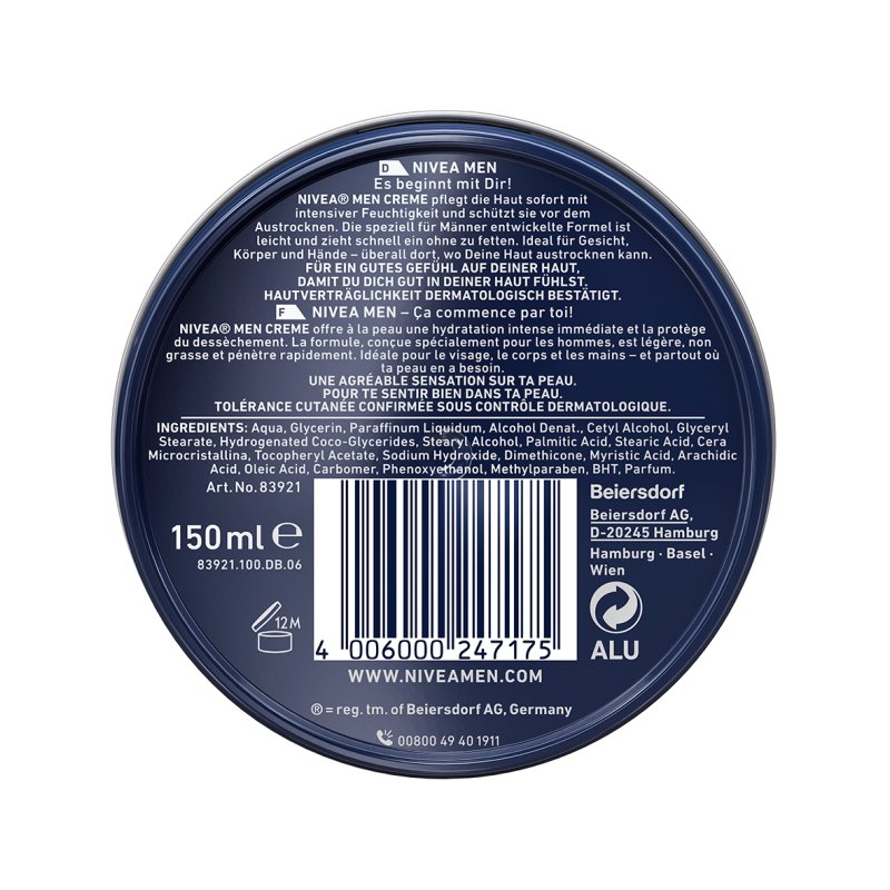 NIVEA MEN Creme Real Madrid Limited Edtion 150 ml Cream
