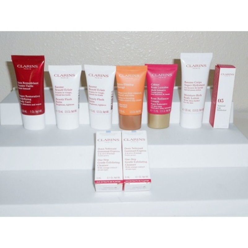 Clarins Beauty Flash Balm Rose Radiance Cream Body Lotion Travel Size