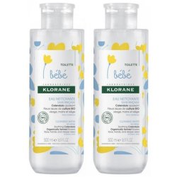 Klorane Baby Cleansing Water 500ml - Pack of 2